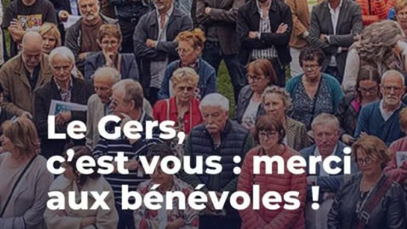 Merci aux bénévoles gersois !