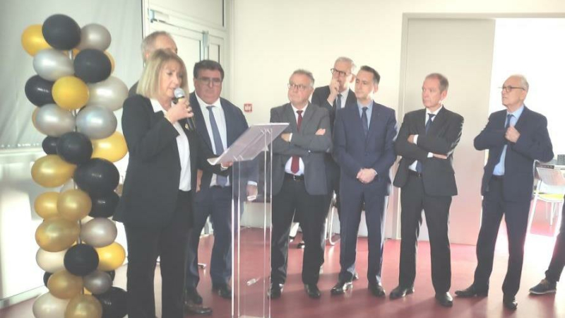 Dominant la vallée du Gers  depuis 50 ans le tripode de l'Hopital dAuch a fêté  cérémonieusement son demi siècle au service des Gersois