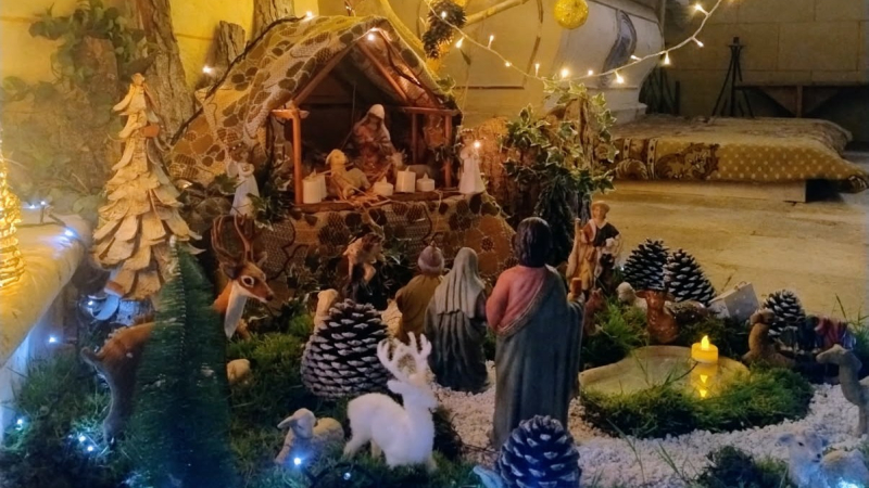 Venez découvrir la crèche de Bezolles !