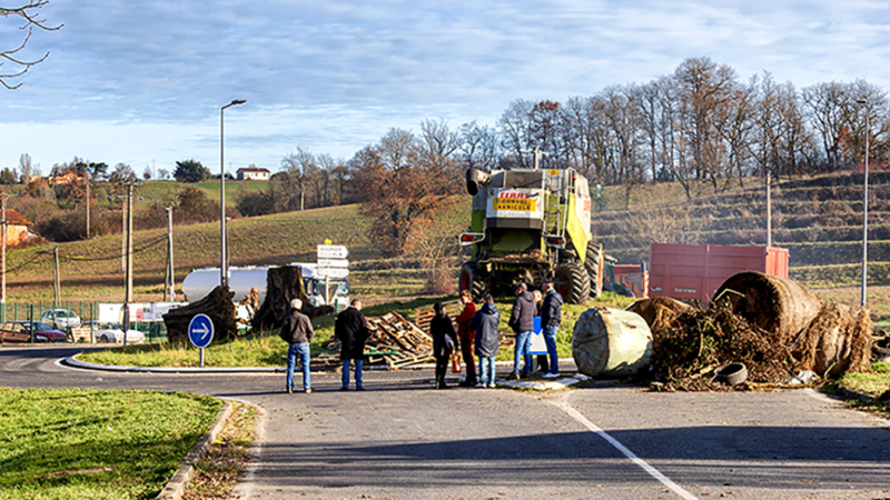 manifestations agricoles à Plaisance