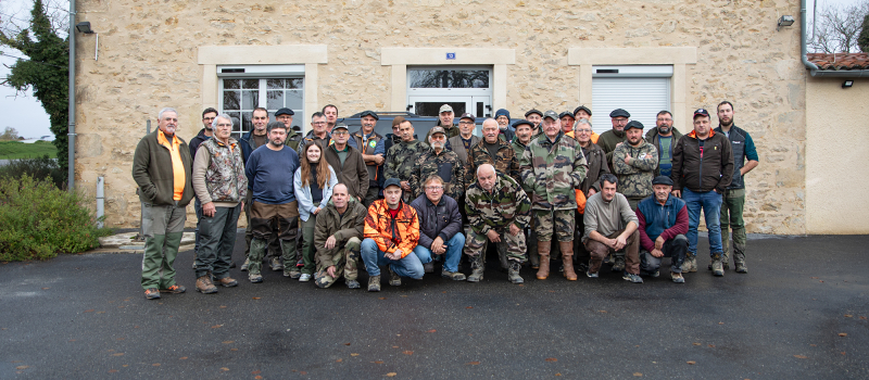 Chasse aux chiens courants traditionnelle de Pouydraguin à Arblade-le-Haut