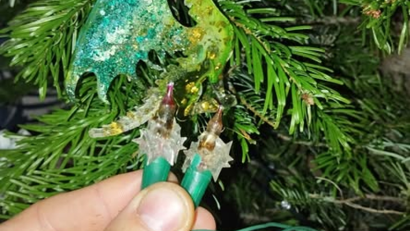 Frayeur de Noël : Attention aux vieilles guirlandes !