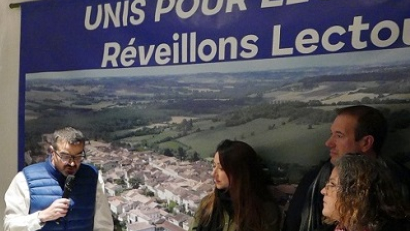 Inauguration du local de campagne de la liste "Unis Pour Lectoure"