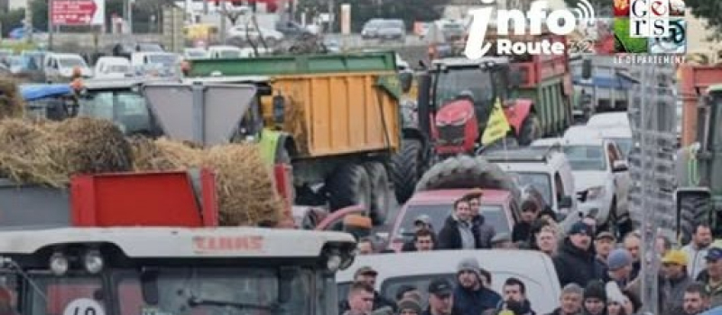 Manifestation agricole dans le Gers