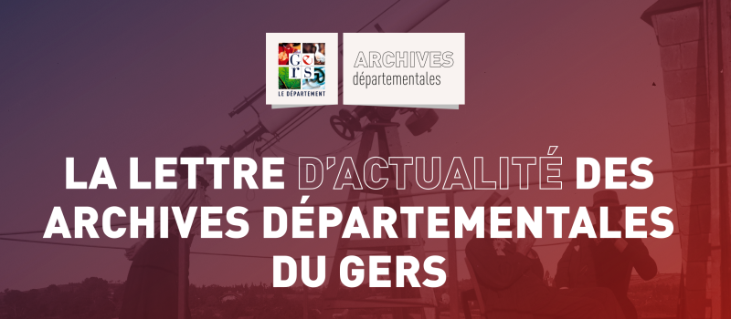 Nouvel agenda des Archives départementales du Gers