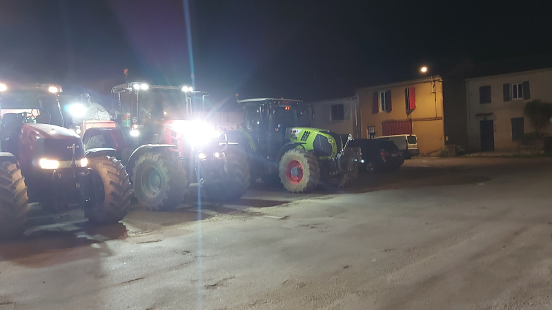 Manifestation agricole dans le Gers | Point de situation vendredi 9 janvier 2026 à 6 h 30 : encore de nombreux obstacles sur les routes