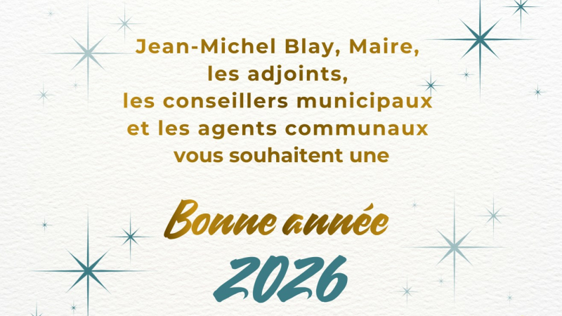 la municipalité invite les habitants à la cérémonie des vœux le 17 janvier