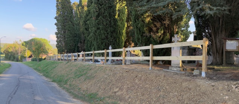 Travaux d’aménagement au cimetière