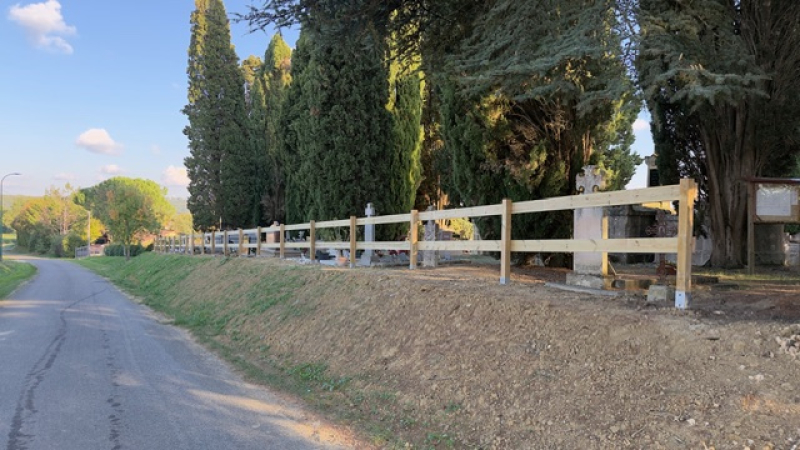 Travaux d’aménagement au cimetière
