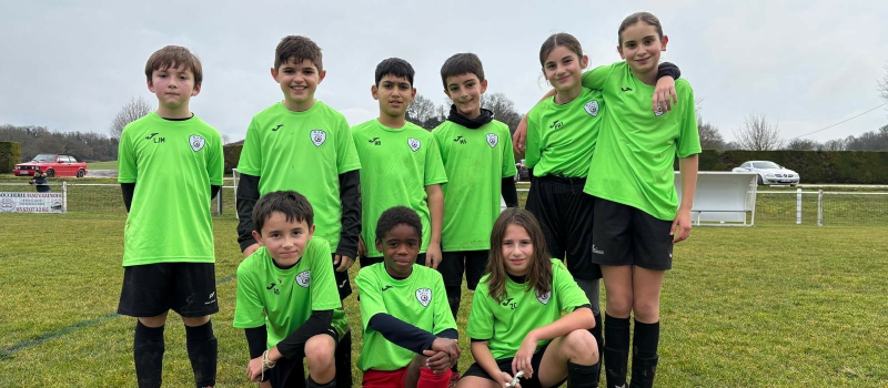 Les U11 de retour sur le pré.