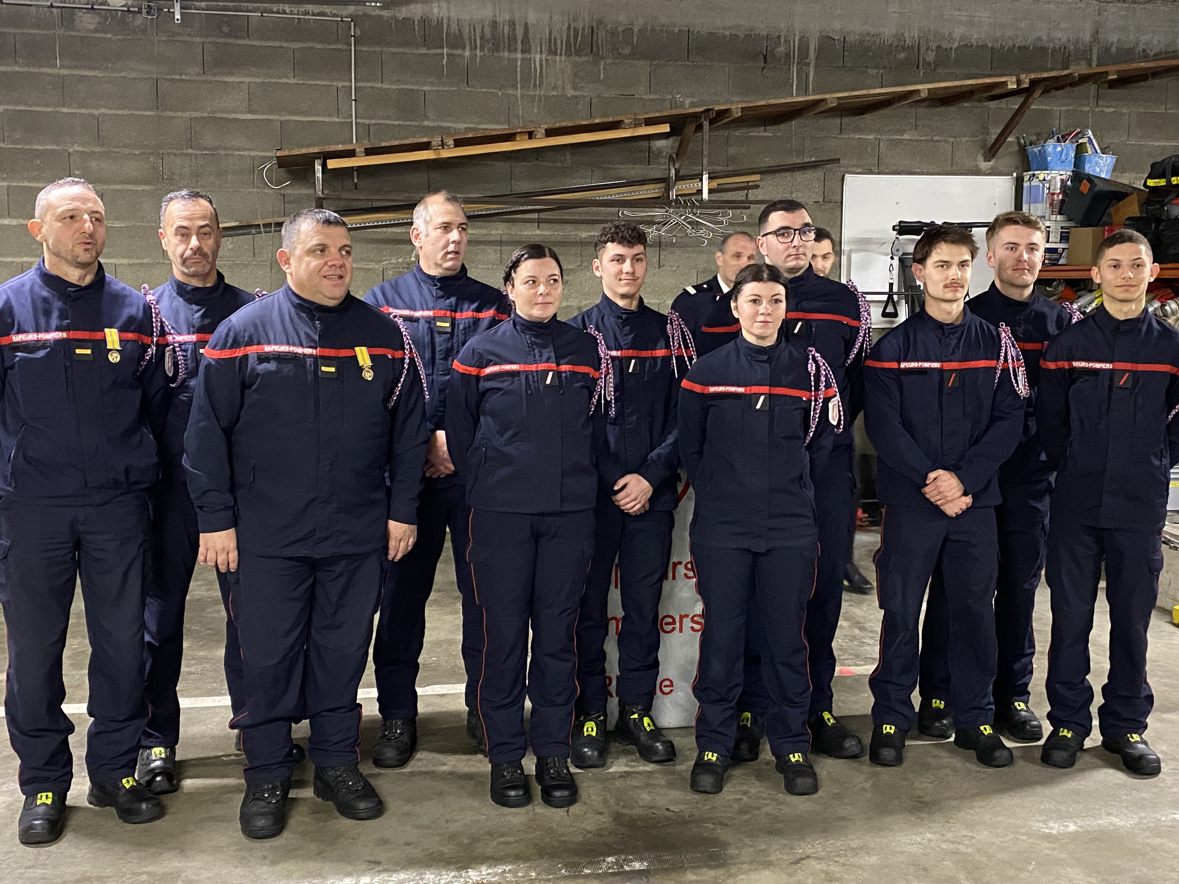 La Ste Barbe à la caserne riscloise, l'occasion d'honorer les sapeurs pompiers : ici promus et médaillés IMG_5561.jpeg