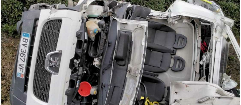 Grave accident de la circulation : deux hommes en urgence absolue