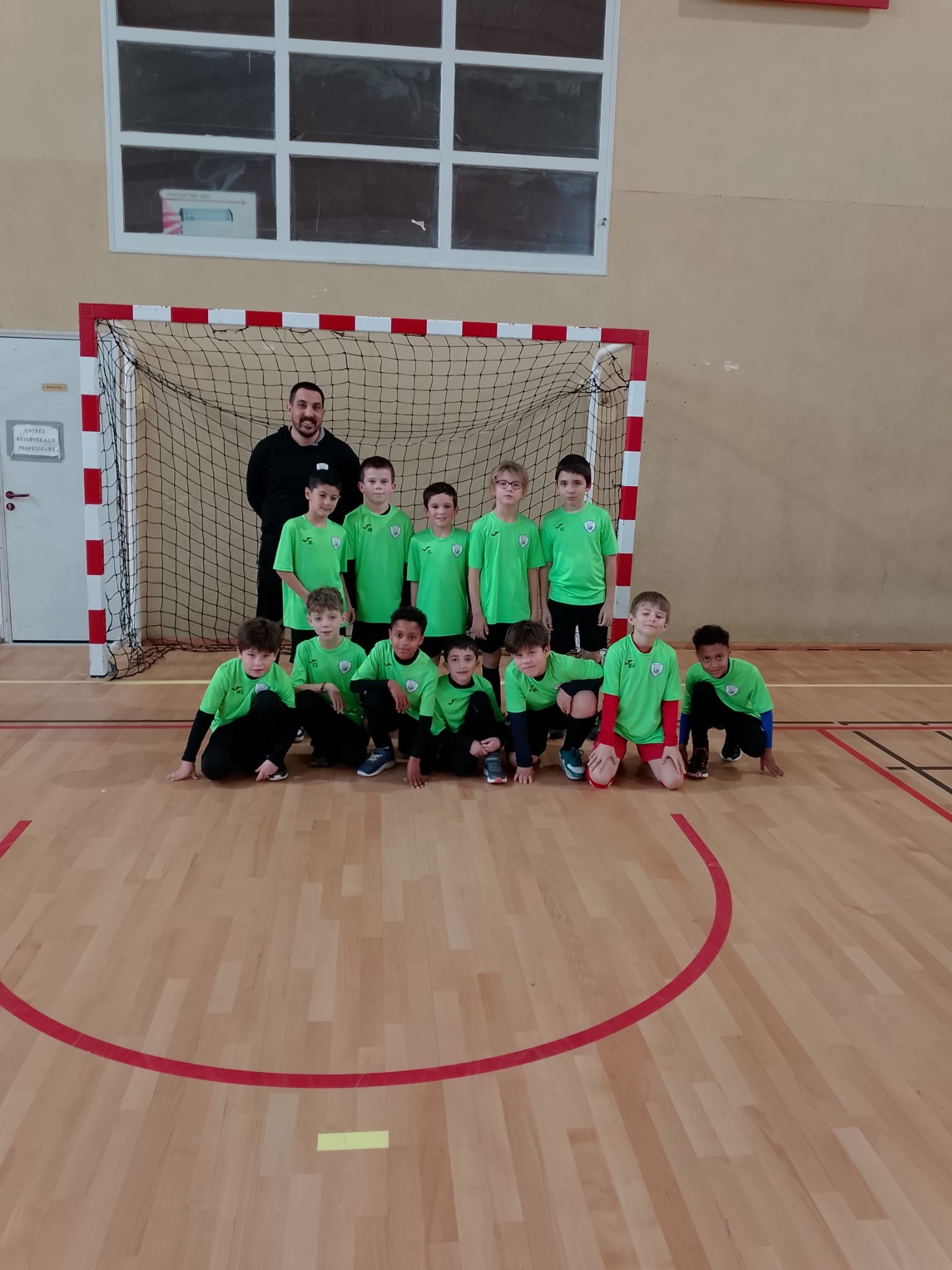 Les U9 en salle à Mirande