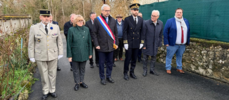 Inauguration de la rue Drancourt