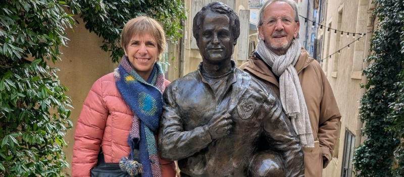 Christine Alias et Yves Duffour, les sculpteurs derrière la statue de Jacques Fouroux