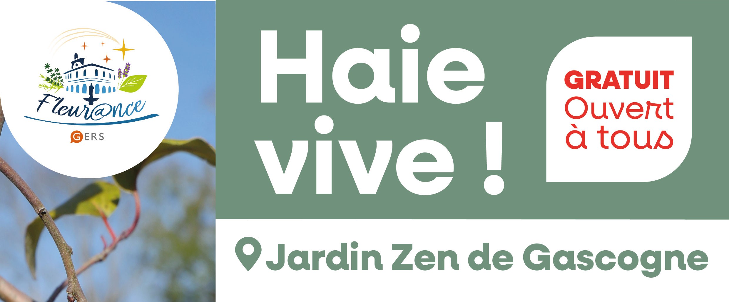 Affiche Haie vive - plantations participatives