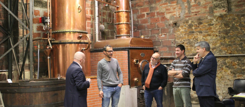 La CMA en visite auprès d’entreprises emblématiques du territoire : Boucherie Labric et Armagnac Delord