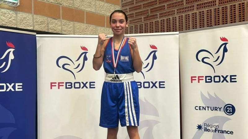 Lou Montagne championne de France boxe anglaise amateur