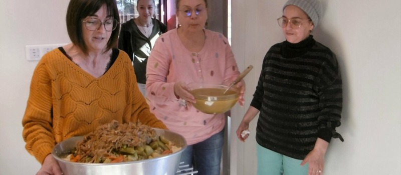 Un solide couscous végétarien pour  le dernier " Repas du Monde "