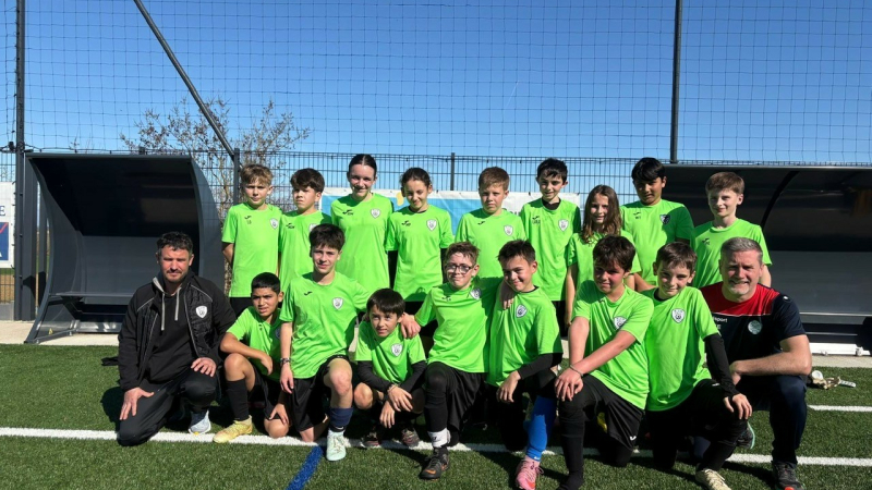 Des U9 heureux dans un tournoi de haut niveau
