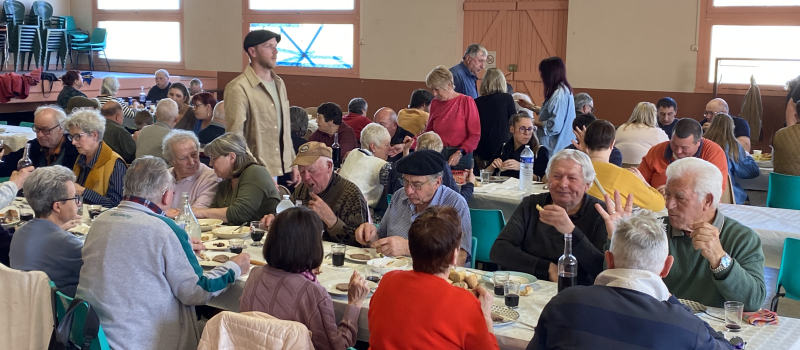 Succès du repas festif de la chasse