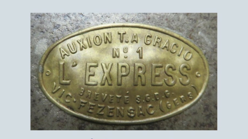 Conférence de la Société Archéologique : « L’Express, le gorgeoir de Théodore Auxion »