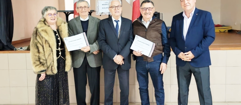 Cérémonie des vœux, l'occasion d'honorer deux anciens maires