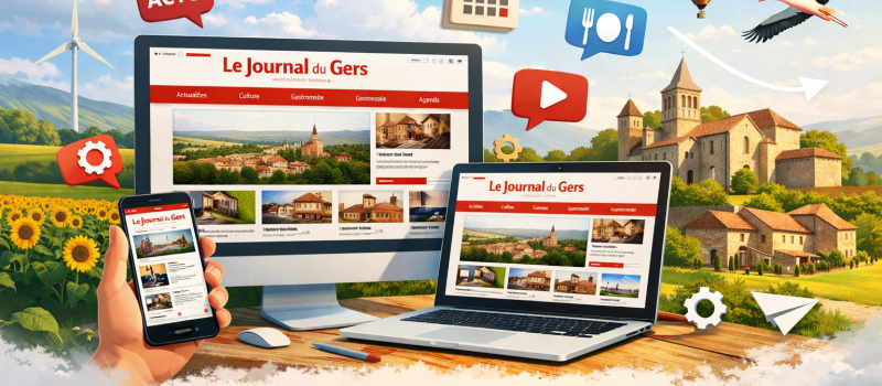 Le Journal du Gers fête ses 10 ans et dévoile un nouveau visage numérique !