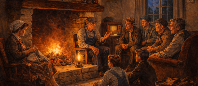 Quand la lumière était rare mais les veillées riches