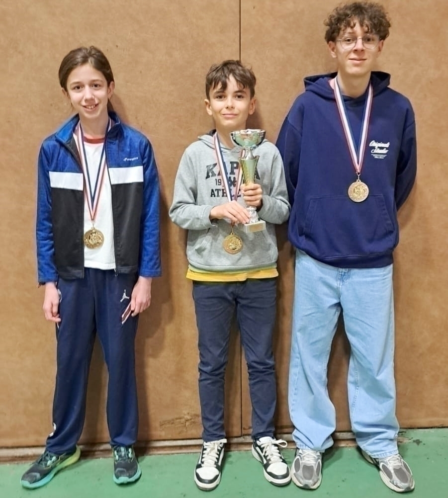 Valentine Boubée, Gabriel Labarbe et Axel Despaux.