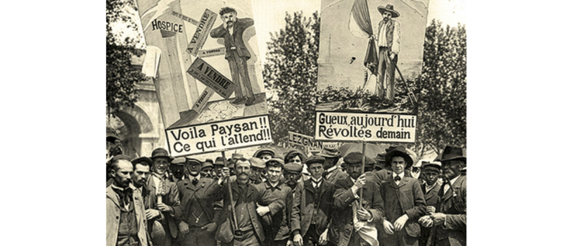 Nogaro: la Révolte des vignerons du Midi en 1907
