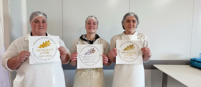Riguecoop décroche trois médailles dont deux médailles d'or  au Salon de l’Agriculture!