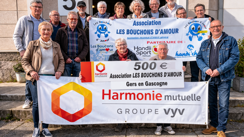 Nouveau local pour les bouchons d'amour, merci le Grand Auch