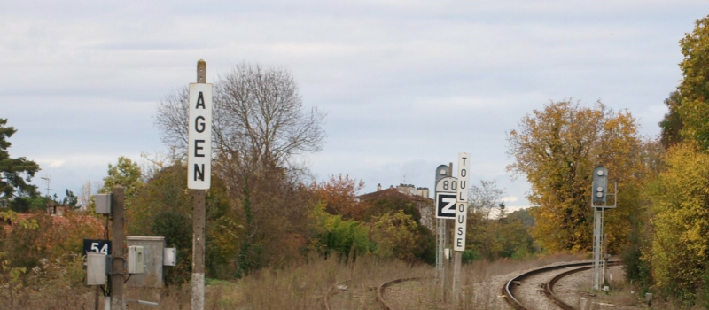 Le train dans le Gers