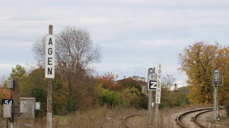 Le train dans le Gers