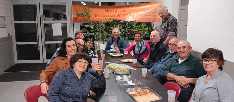 Amicale lasseranaise pour le don de sang : une année qui commence plutôt bien !