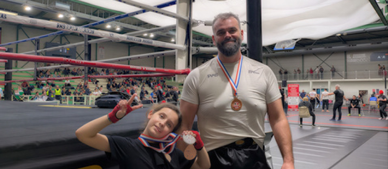 Boxing Shaolin : deux combattants médaillés aux championnats de France