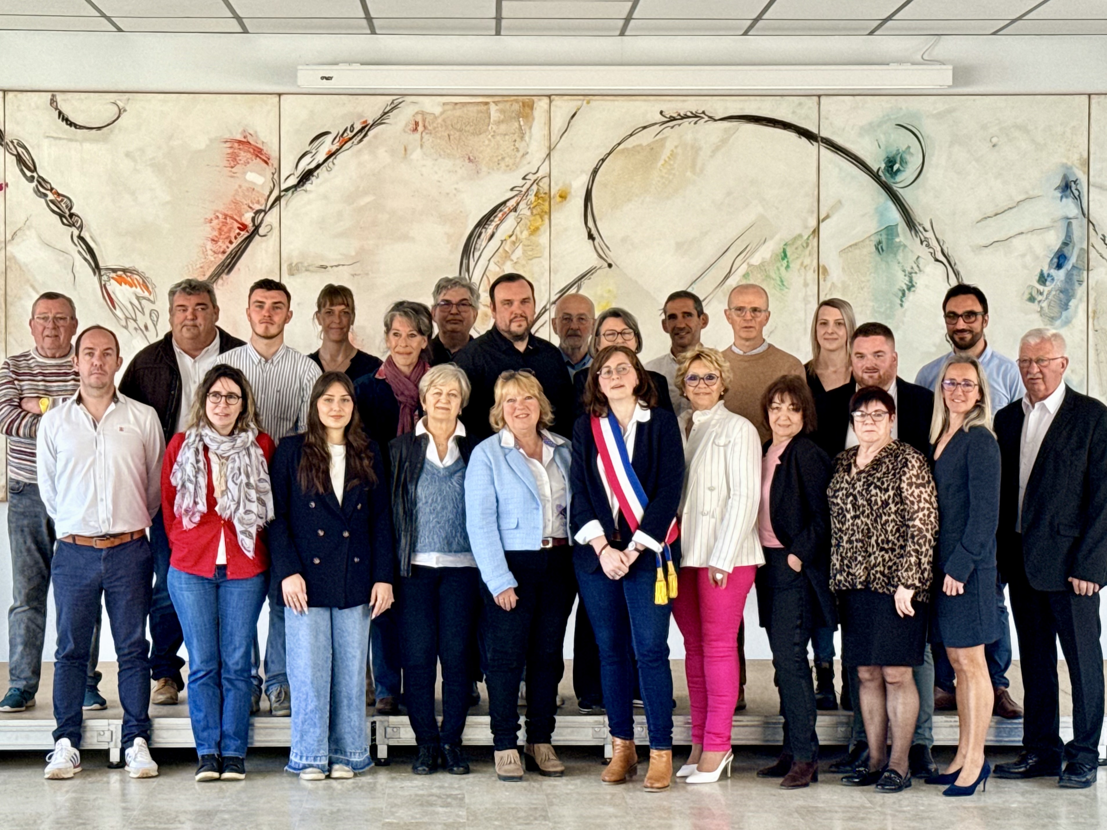 Les membres du  conseil municipal