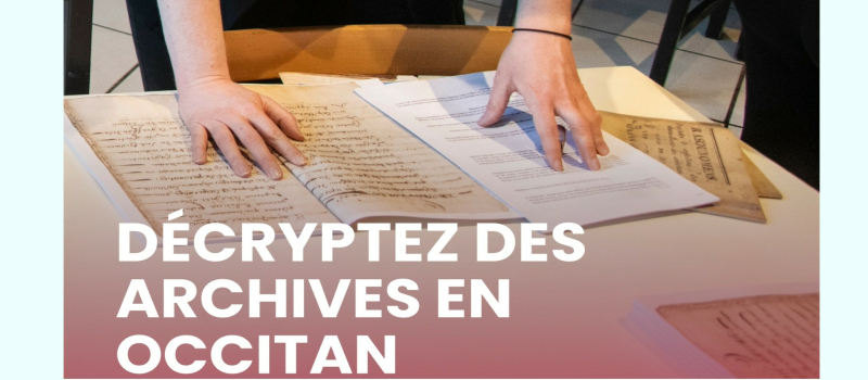 Décryptage d’archives en occitan – “Apéro Doc d’Oc”