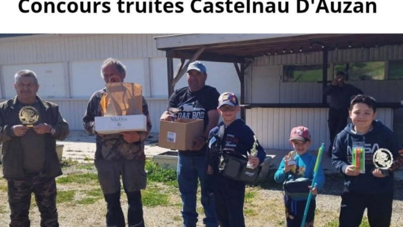 Résultats du concours de pêche