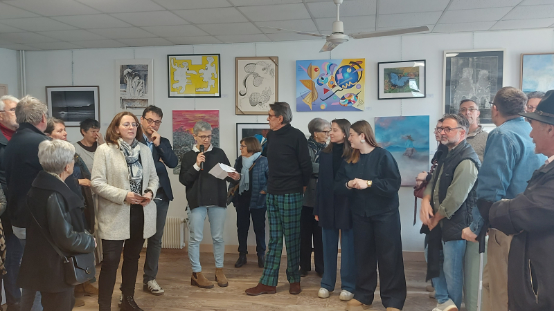 Un vernissage réussi pour le lancement du Printemps des Arts