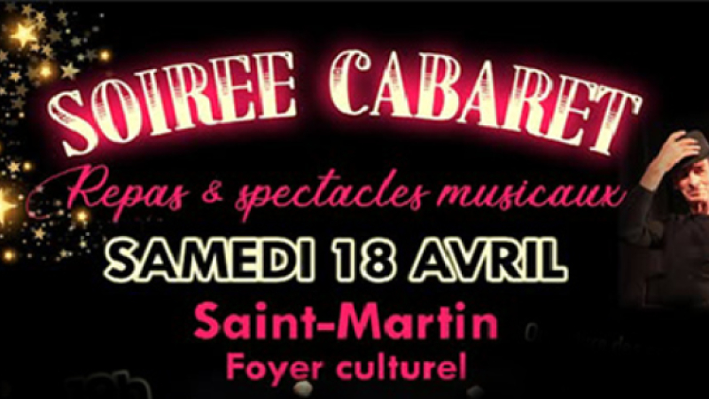 Soirée cabaret à st martin