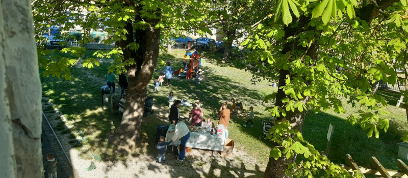 Une joyeuse chasse aux œufs au Jardin des Cordeliers !