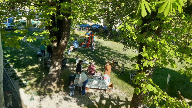 Une joyeuse chasse aux œufs au Jardin des Cordeliers !