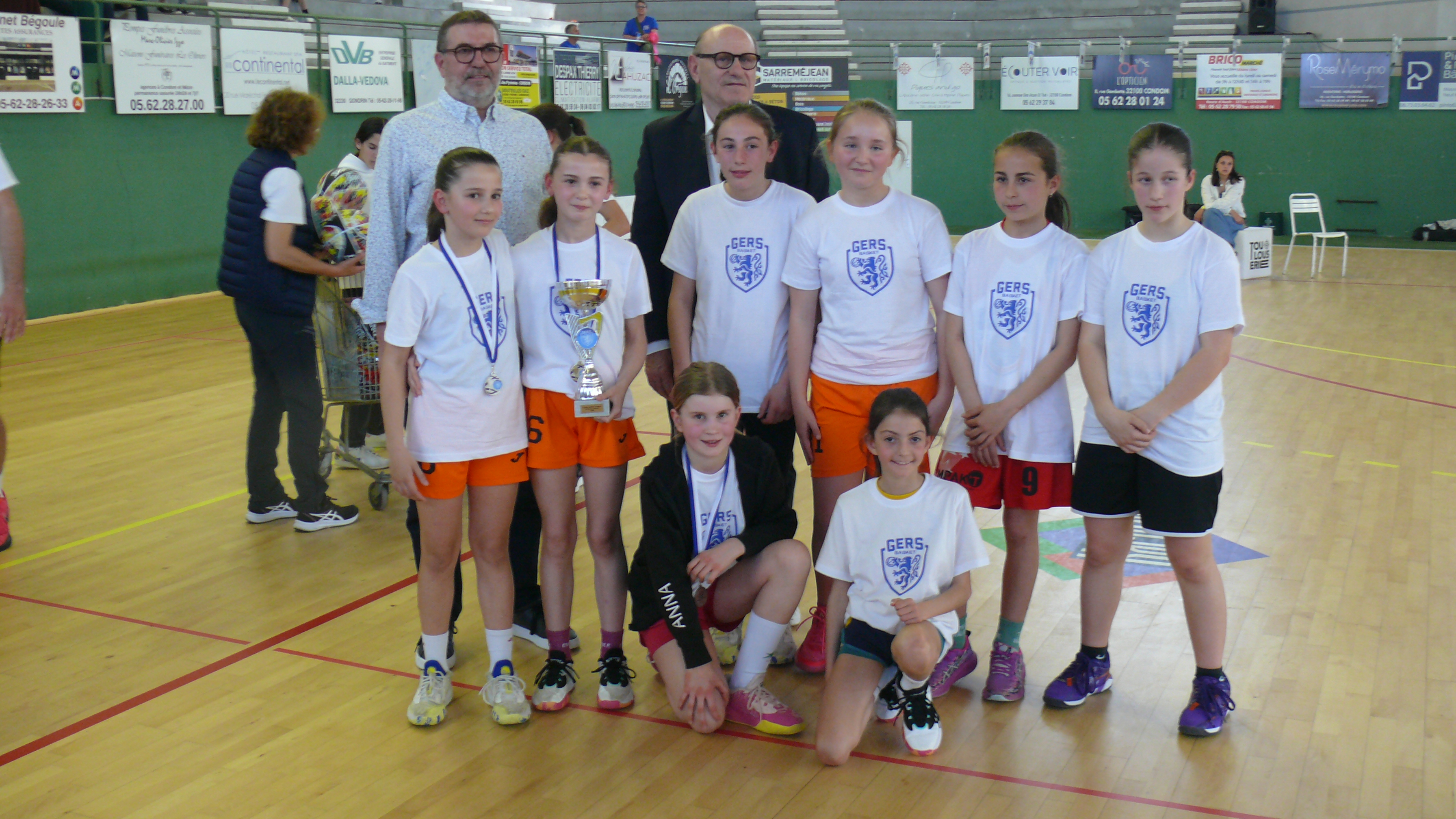 Le podium filles.