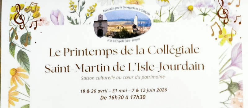 Le Printemps de la Collégiale Saint-martin fait vibrer l'Isle Jourdain