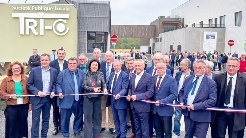 Le centre de tri interdépartemental inauguré