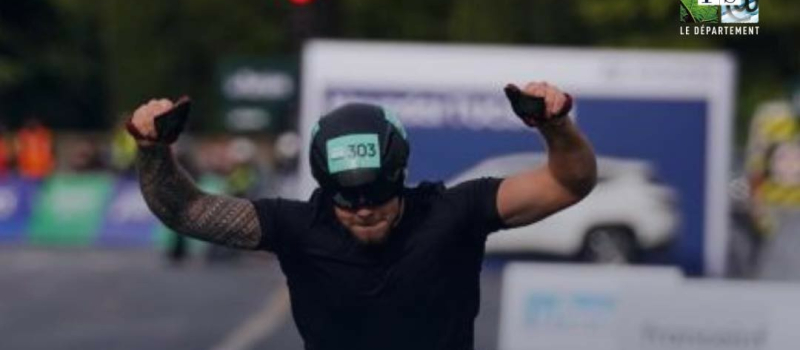 Thibault Daurat, vainqueur de la catégorie handisport du Marathon de Paris 2026