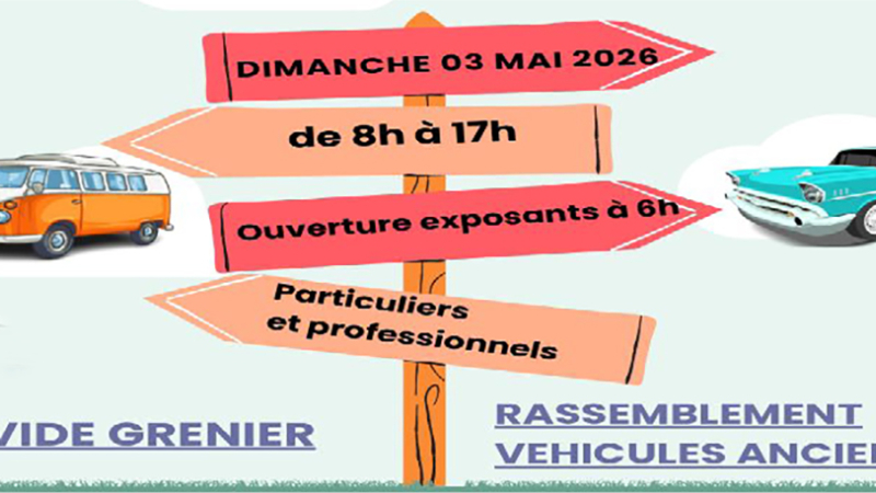 Vide grenier et voitures anciennes