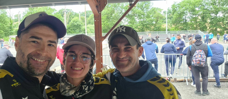 Pétanque : championnat du Gers en triplette mixte.